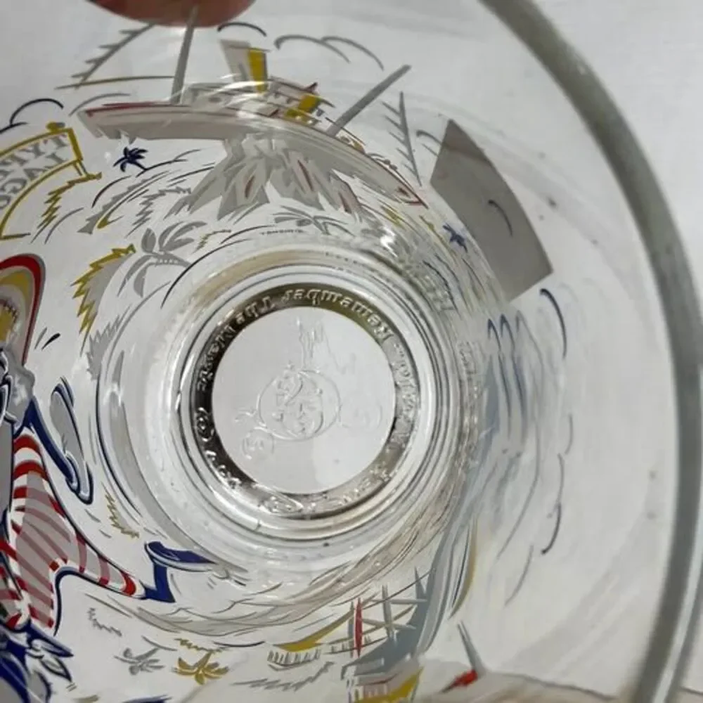 McDonald's Disney World 25th Anniversary Goofy Glass